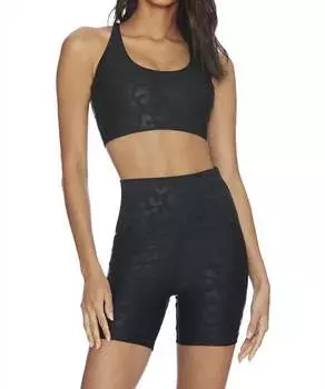 Леопардовый топ Rocky черного цвета Beach Riot