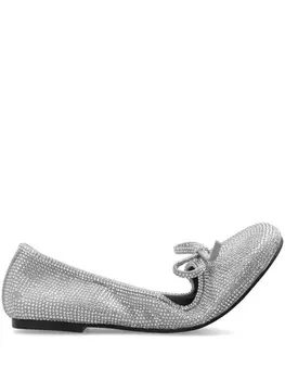 Леопольд балетки Balenciaga, серебряный