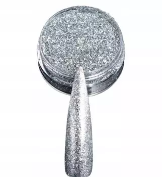 Лепестки с зеркальным эффектом - CHROME MIRROR - 01 - серебристый, Raisin