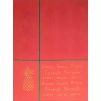 Лепное кухонное полотенце «Тропические Фрукты - Жаккард», (набор, 3 шт.) Stuco, красный/зеленый/желтый