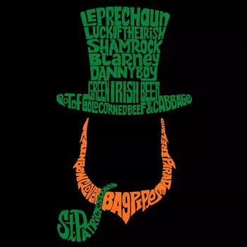 Лепрекон — мужская футболка премиум-класса Word Art LA Pop Art