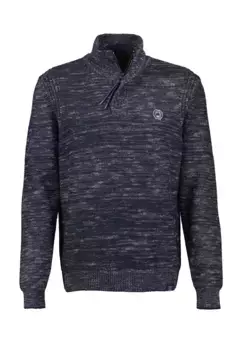 LERROS Тройер "LERROS Тройер в меланжевом трикотаже ", цвет морской волны