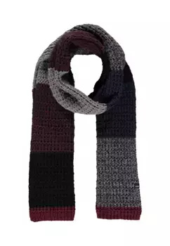 LERROS вязаный шарф "LERROS полосатый вязаный шарф", цвет морской волны