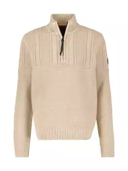 LERROS вязаный свитер "LERROS трикотажная тройка, микс вязаных узоров", бежевый