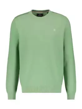 LERROS вязаный свитер "LERROS вязаный свитер с круглым вырезом", зеленый