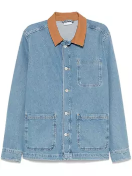 Les Deux рубашка Layton, синий