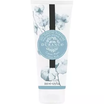 Les Eternelles Натуральный гель для душа для женщин 200 мл Хлопок Мускус Durance