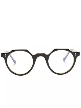 Lesca очки Heri в круглой оправе, черный