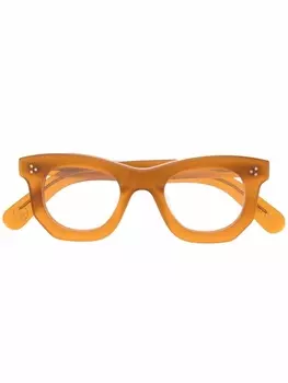 Lesca очки Ogre в геометричной оправе, нейтральный цвет