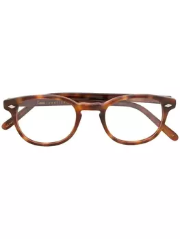 Lesca очки в черепаховой оправе, коричневый