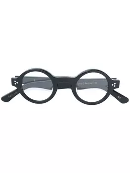 Lesca очки в круглой оправе, черный