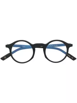 Lesca очки в круглой оправе, черный