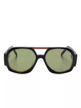 Lesca солнцезащитные очки Tupac, коричневый