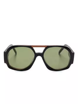 Lesca солнцезащитные очки Tupac, коричневый