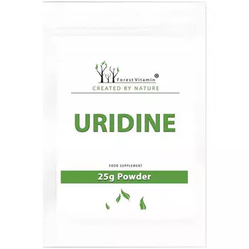 Лесной витамин, уридин, натуральный, Добавка , 25г Forest Vitamin