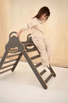 Лестница Пиклер - серый tupti.wood