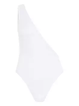 Let's Swim купальник на одно плечо, белый