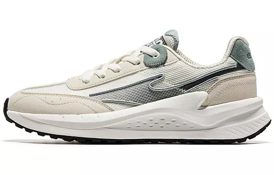 Летающие кроссовки для мужчин с низким верхом серого/белого цвета Erke