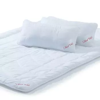 Летнее легкое одеяло First Class 200x200 + 2x 40x80 PES микрофибра 400г + 2x600г стеганая зона тела CelinaTex