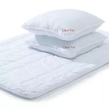 Летнее легкое одеяло First Class 200x220 + 2x 80x80 PES микрофибра 440г + 2x1200г стеганая зона тела CelinaTex