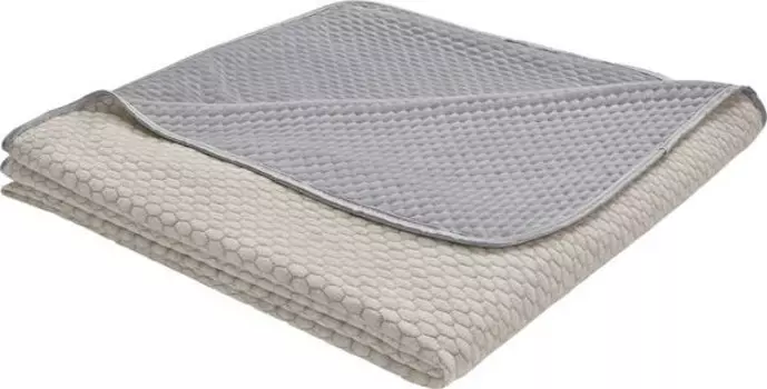 Летнее одеяло Ibena 205192, 100x1x150 см, серебряный