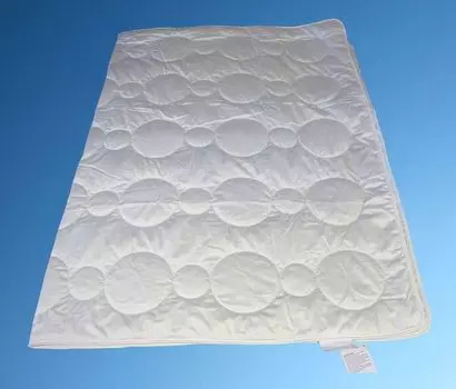 Летнее одеяло из тончайшего дикого шелка для летней кровати 155х220см, 625г, 100% шелк тусса GARANTA