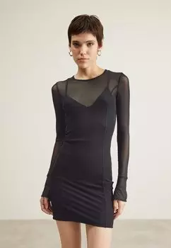 Летнее платье Abito Dress Patrizia Pepe, черный