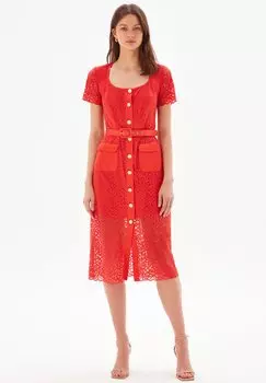 Летнее платье adL, коралл