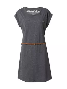 Летнее платье Alife and Kickin Elli AK, темно-серый