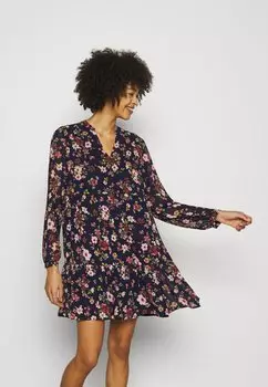 Летнее платье Anna Field, темно-синий/розовый