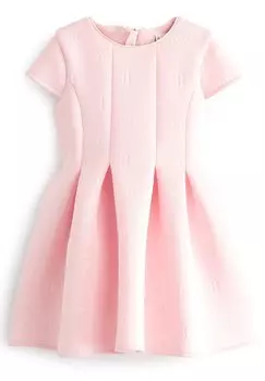 Летнее платье Baker By Ted Baker Pink Embossed Scuba Dress Baker by Ted Baker, розовый