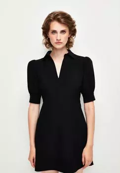 Летнее платье Balloon Sleeve adL, черный