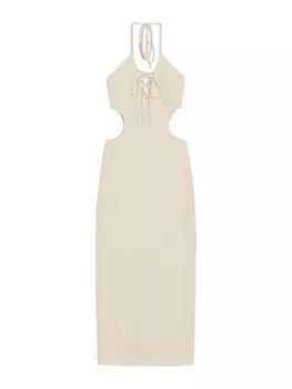 Летнее платье Bershka, экрю