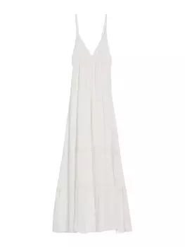 Летнее платье Bershka, белый
