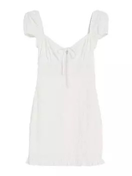 Летнее платье Bershka, бежевый