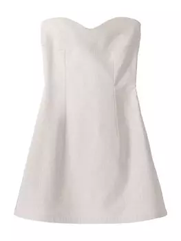 Летнее платье Bershka, бежевый