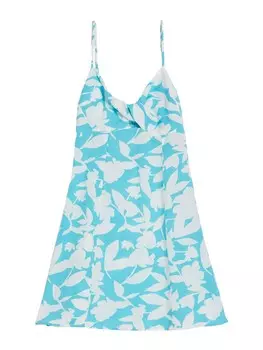 Летнее платье Bershka, цвет Azure