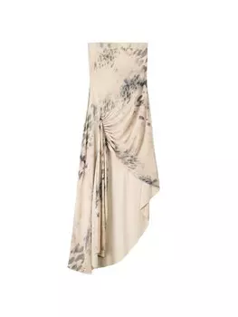 Летнее платье Bershka, песочный