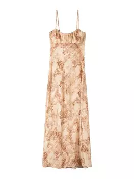 Летнее платье Bershka Summer Dress, разноцветный