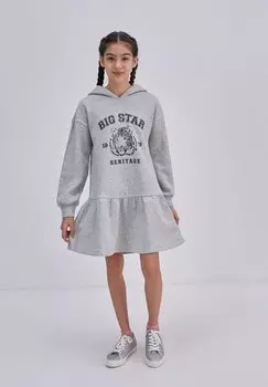 Летнее платье Big Star, серое