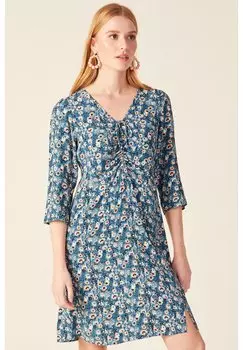 Летнее платье BONOBO Jeans, синий меланж