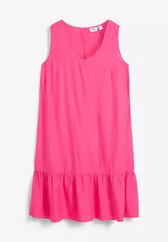 Летнее платье bonprix, фуксия