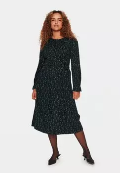 Летнее платье БРИНН Saint Tropez, зимний цветок черный