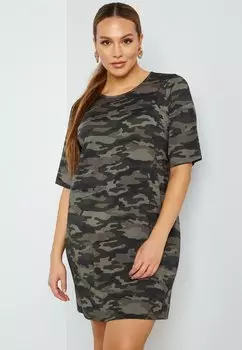 Летнее платье Bubbleroom, темно-зеленый