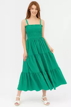 Летнее платье Budmil, зеленый
