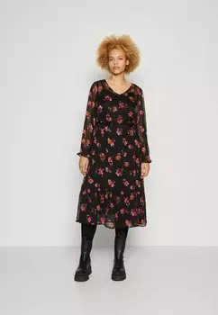 Летнее платье CARMIRENA ONLY Carmakoma, черный
