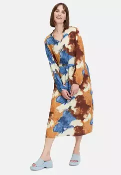Летнее платье Cartoon, коричневый/синий