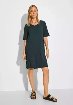 Летнее платье Cecil, длина до колена, зеленый