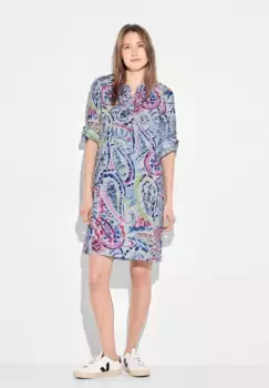 Летнее платье Cecil из 100% хлопка, белый