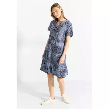 Летнее платье Cecil из 100% хлопка, синий